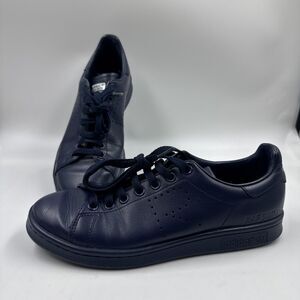 Adidas Raf Simons Stan Smith Navy Blue Leather Low Sneakers Shoes US Mens 7 Size